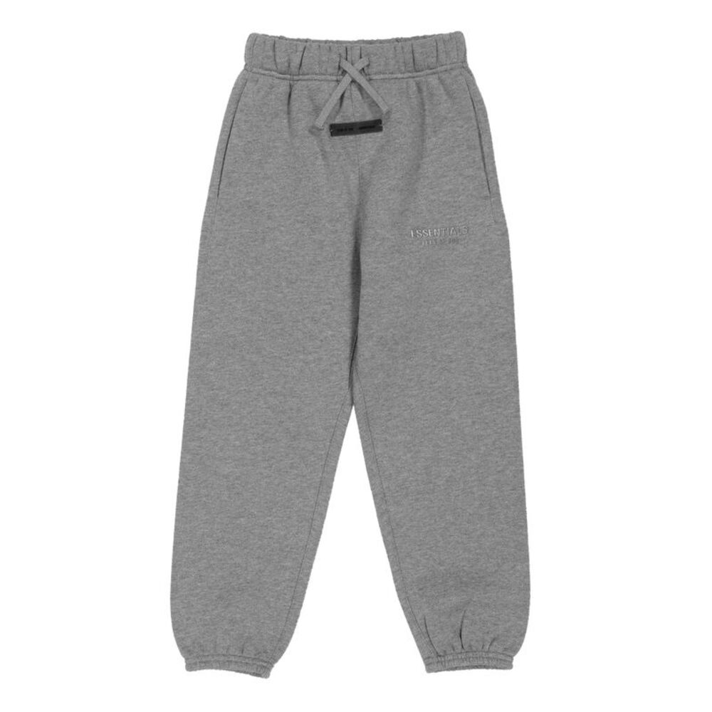 Fear Of God Essentials Childrens/Kids Fleece Cuffed Ankle Joggers / Concrete